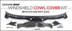 BMW E39 528i Windshield Cowl Cover Kit