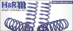 BMW F10 550i xDrive H&R Sport Springs