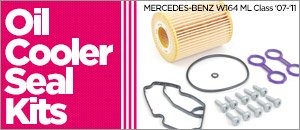 Mercedes-Benz W164 ML320/350 Class Oil Cooler Seal Kits