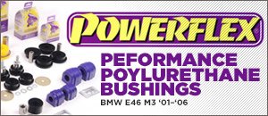 BMW E46 M3 Powerflex Performance Polyurethane Bushings