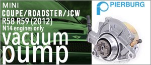 MINI R58/R59 Coupe/Roadster N14 Vacuum Pump