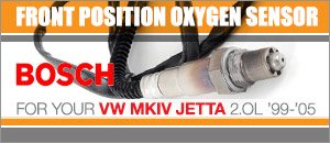 VW MKIV Jetta 2.0L Front Position Oxygen Sensor