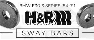 BMW E30 3 Series H&R Sway Bars