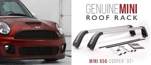 MINI R56 Genuine Roof Rack Base Bars