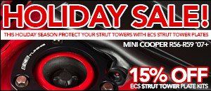 R55-R59 MINI ECS Strut Tower Plates