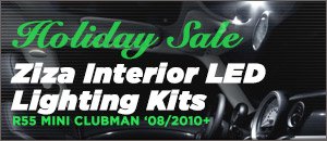 MINI R55 '08/2010+ Ziza LED Interior Lighting Kits