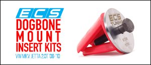 VW MKV Jetta 2.0T ECS Dogbone Mount Insert Kits