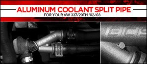 VW 337/20th ECS Aluminum Coolant Split Pipe