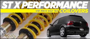 VW MKIV R32 ST X Performance Coilover Systems