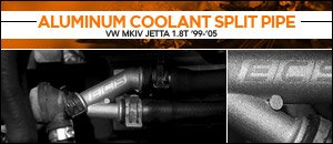 VW MKIV Jetta 1.8T ECS Aluminum Coolant Split Pipe Sale