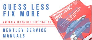 VW MKIV Jetta GLI Bentley Service Manuals
