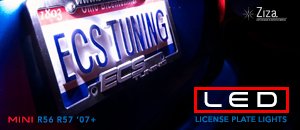 MINI R56 R57 Ziza LED License Plate Kit