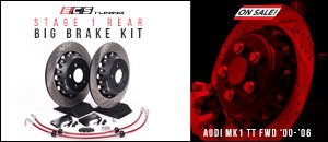 Audi MKI TT FWD Rear Big Brake Kit