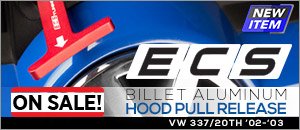 VW 337/20th ECS Billet Aluminum Hood Pull
