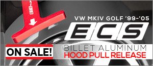 VW MKIV Golf ECS Billet Aluminum Hood Pull