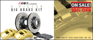 BMW E90/91 325i/328i/330i 6 Piston Big Brake Kit
