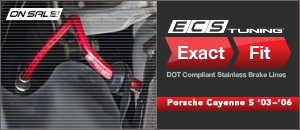 Porsche 955 Cayenne S Exact-Fit Brake Lines