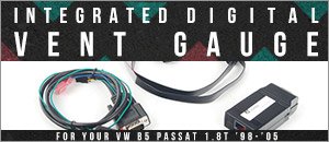 VW B5 Passat 1.8T P3Cars Integrated Digital Vent Gauge