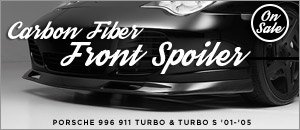 Porsche 996 Turbo Carbon Fiber Front Spoiler