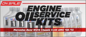 Mercedes-Benz W216 CL63 AMG Engine Oil Service Kits