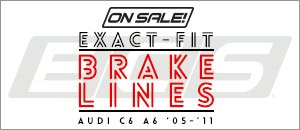 Audi C6 A6 ECS Exact-Fit Brake Lines