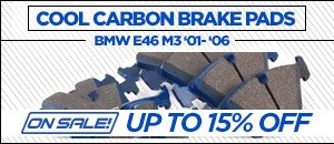 BMW E46 M3 Cool Carbon Brake Pads - Sale