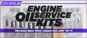 Mercedes-Benz W212 E63 AMG Engine Oil Service Kits