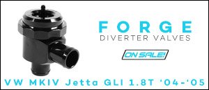 VW MKIV Jetta GLI 1.8T Forge Diverter Valves
