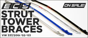 VW 337/20th ECS Strut Tower Braces