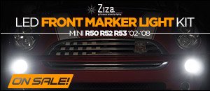 MINI R50 R52 R53 Ziza LED Front Markers