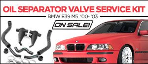 BMW E39 M5 Oil Separator Valve Service Kit