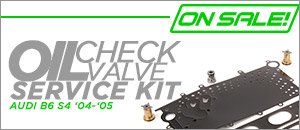Audi B6 S4 ECS Oil Check Valve Service Kit