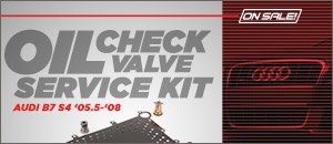 Audi B7 S4 ECS Assembled Oil Check Valve Kit