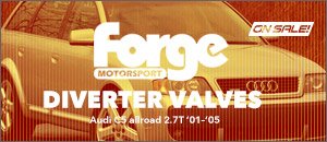 Audi C5 allroad 2.7T Forge Diverter Valves
