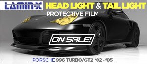 Porsche 996 Turbo Lamin-X Headlight/Tail Light Film