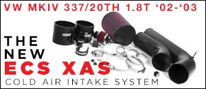 VW MKIV 337/20th ECS XAS Cold Air Intake Systems