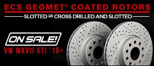 VW MKVII GTI ECS Geomet Coated Rotors