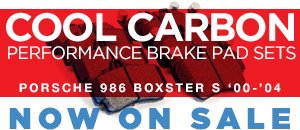 Porsche 986 Boxster S Cool Carbon Brake Pads