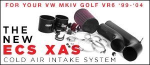 VW MKIV Golf VR6 ECS XAS Cold Air Intake Systems