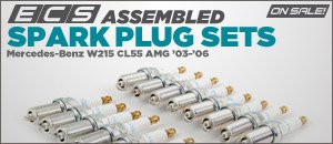 Mercedes-Benz W215 C55 AMG ECS Assembled Spark Plug Set