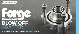 MINI Gen2 Forge Blow Off Adapter
