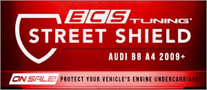 Audi B8 A4 ECS Tuning Street Shield Aluminum Skid Plate