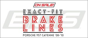 Porsche 957 Cayenne ECS Exact-Fit Brake Lines