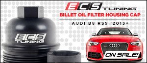 Audi B8 RS5 Aluminum Billet Oil Filter Housing Cap