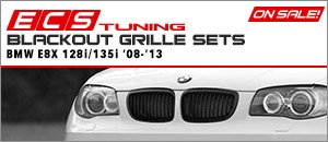 BMW E8x 128i/135i ECS Tuning Blackout Grilles