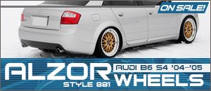 Audi B6 S4 Alzor Style 881 18" Wheels