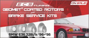 BMW E36 328i/is GEOMET&reg; Rotors & Brake Service Kits