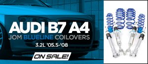 Audi B7 A4 3.2L JOM Blueline Coilovers