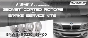 BMW E46 323Ci GEOMET&reg; Rotors & Brake Service Kits