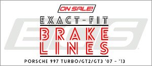 Porsche 997 Turbo/GT2/GT3 ECS Exact-Fit Brake Lines